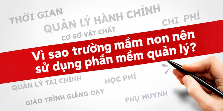 phần mềm quản lý mầm non