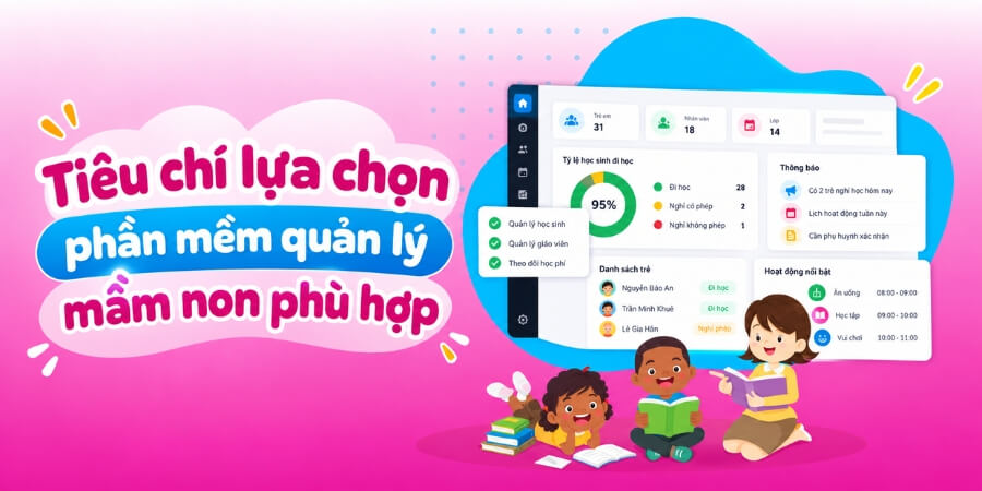 phần mềm quản lý mầm non