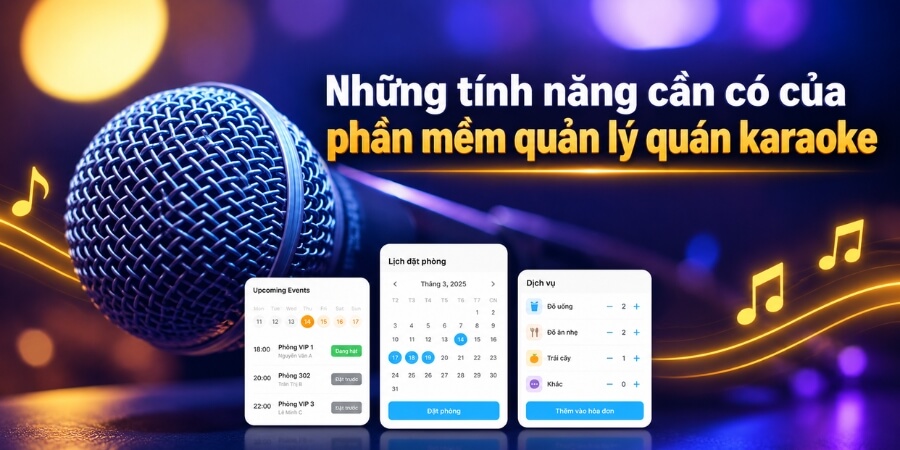 phần mềm quản lý quán karaoke