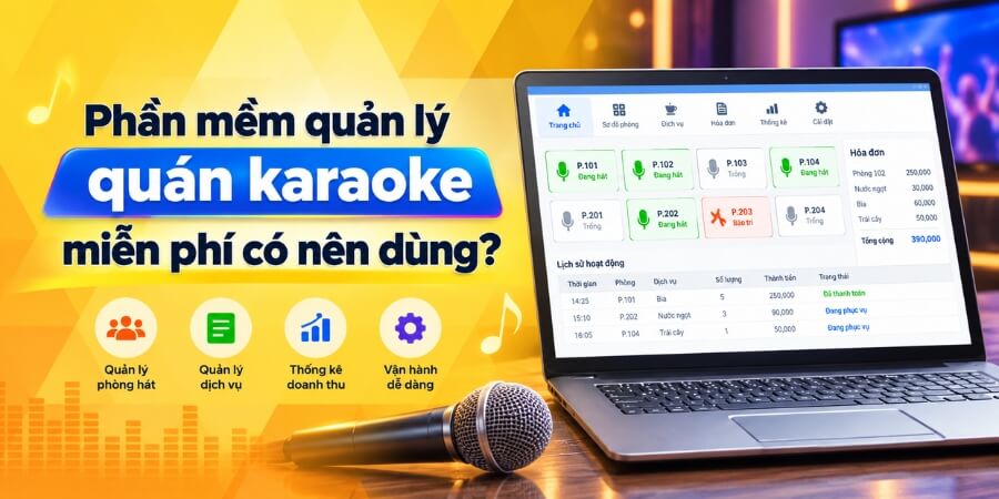 phần mềm quản lý quán karaoke