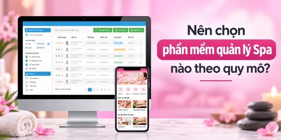 phần mềm quản lý spa