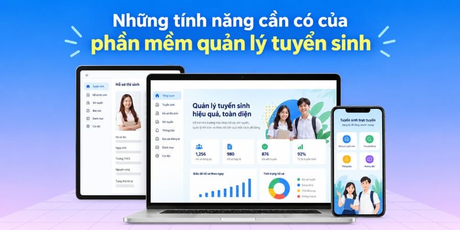 phần mềm quản lý tuyển sinh