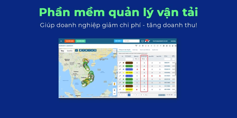 phần mềm quản lý vận tải